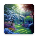 garden live wallpapers android application logo